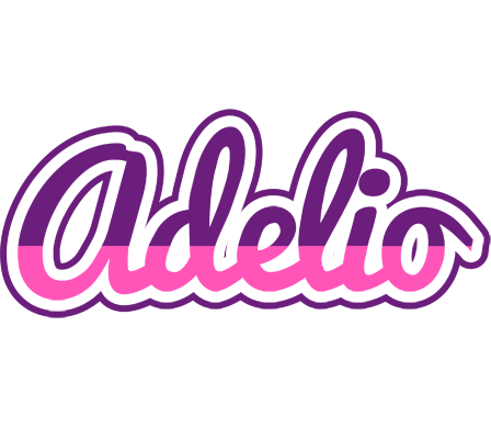 Adelio cheerful logo