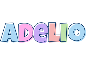 Adelio pastel logo