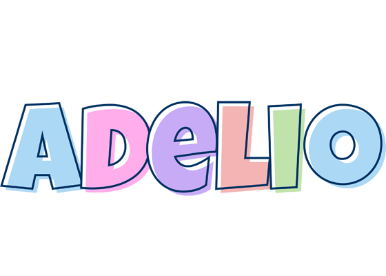 Adelio pastel logo