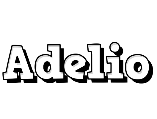 Adelio snowing logo
