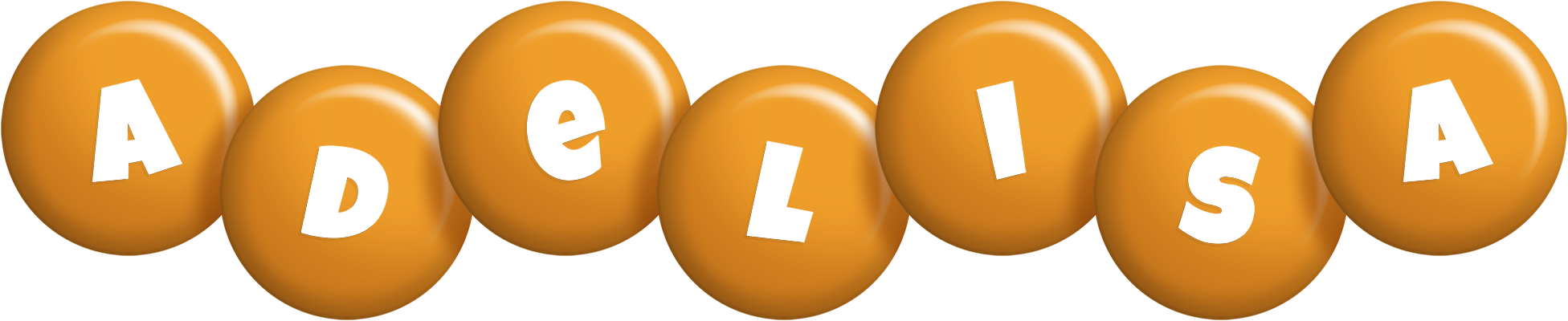 Adelisa candy-orange logo