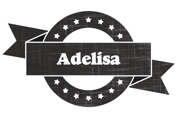 Adelisa grunge logo