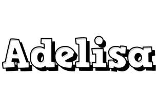 Adelisa snowing logo