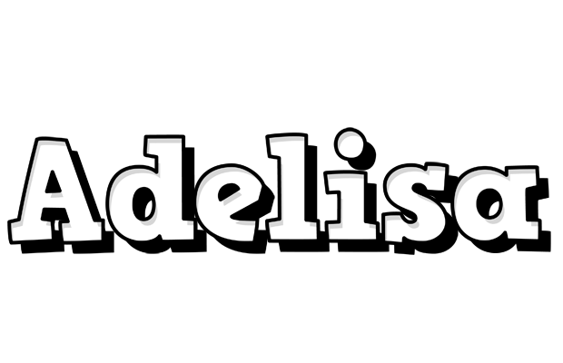Adelisa snowing logo