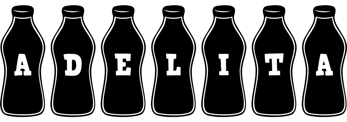 Adelita bottle logo