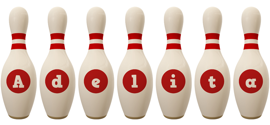 Adelita bowling-pin logo