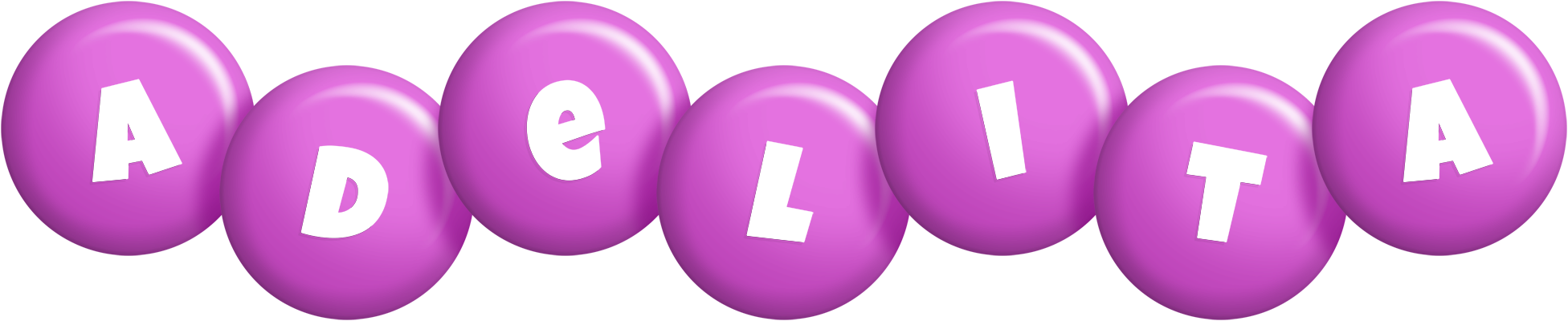 Adelita candy-purple logo