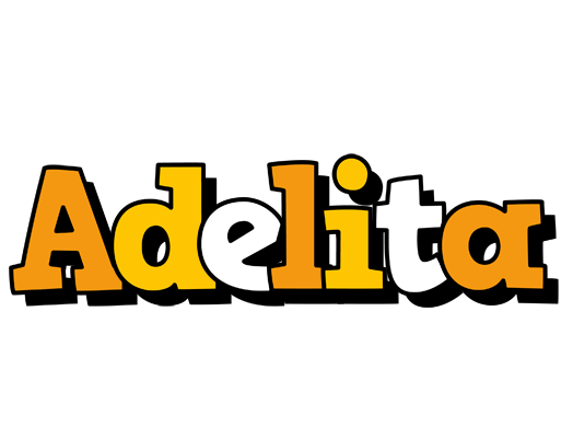 Adelita cartoon logo