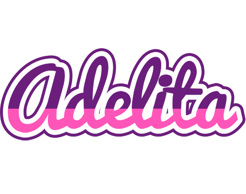Adelita cheerful logo