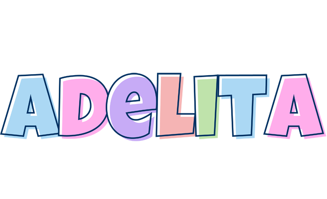 Adelita pastel logo