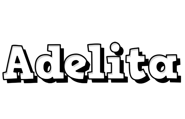 Adelita snowing logo