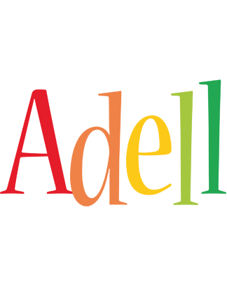 Adell birthday logo
