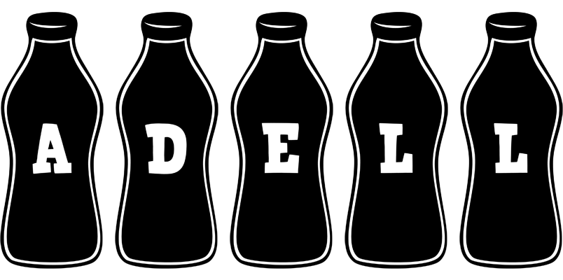 Adell bottle logo