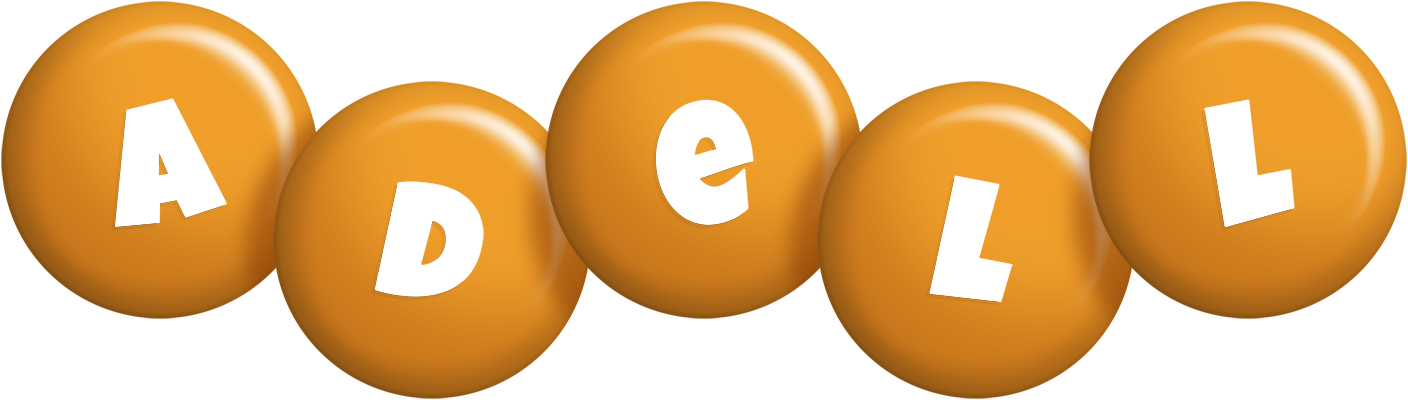 Adell candy-orange logo