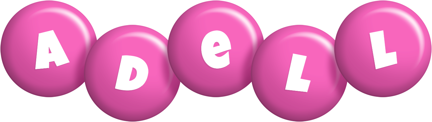 Adell candy-pink logo
