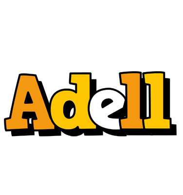 Adell cartoon logo