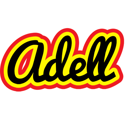 Adell flaming logo