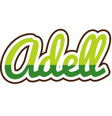 Adell golfing logo