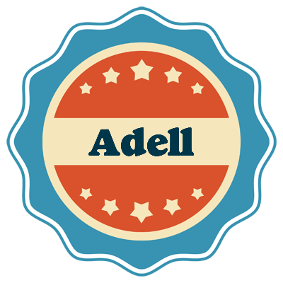 Adell labels logo
