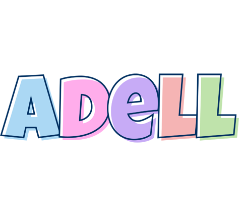 Adell pastel logo