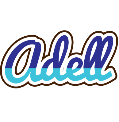 Adell raining logo