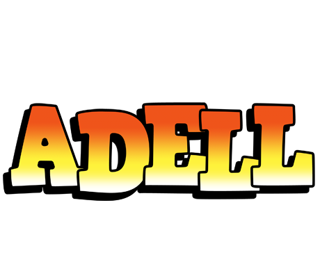 Adell sunset logo