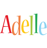 Adelle birthday logo