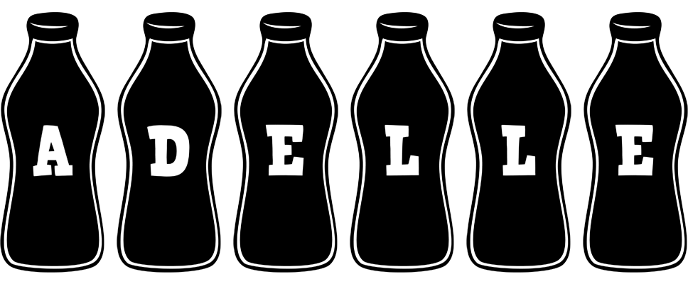 Adelle bottle logo