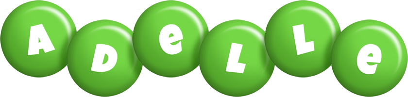 Adelle candy-green logo