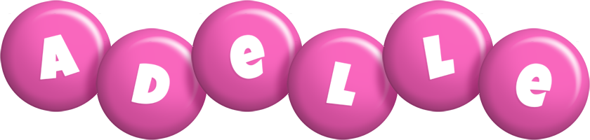 Adelle candy-pink logo