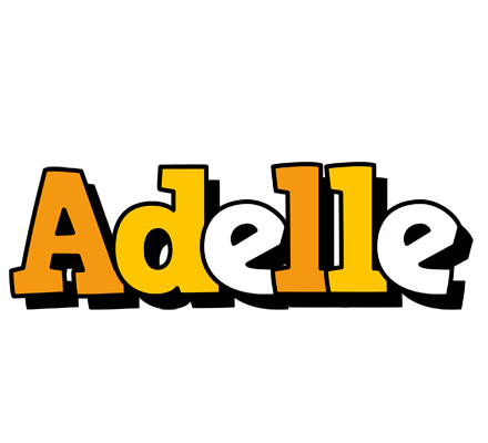 Adelle cartoon logo
