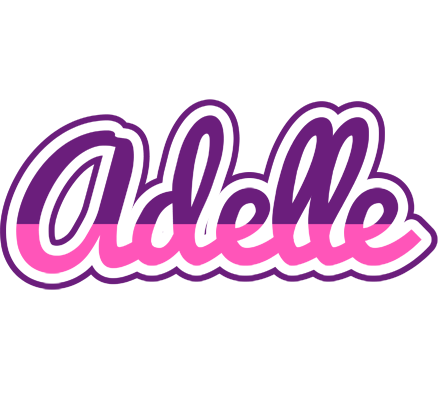 Adelle cheerful logo