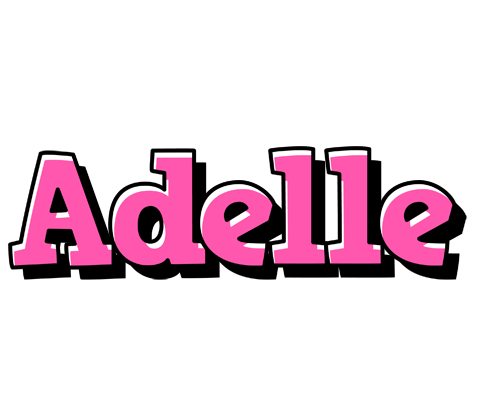 Adelle girlish logo
