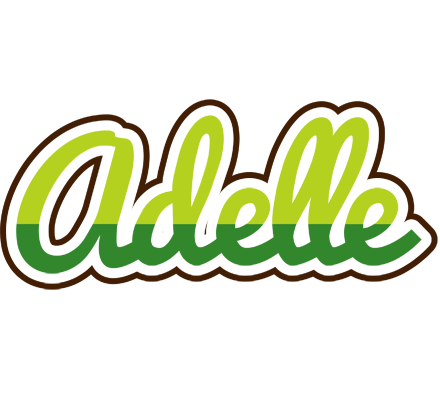 Adelle golfing logo