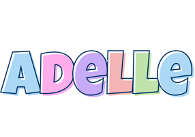 Adelle pastel logo