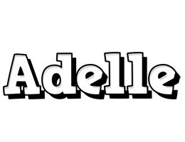 Adelle snowing logo