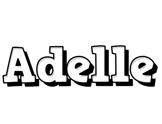 Adelle snowing logo