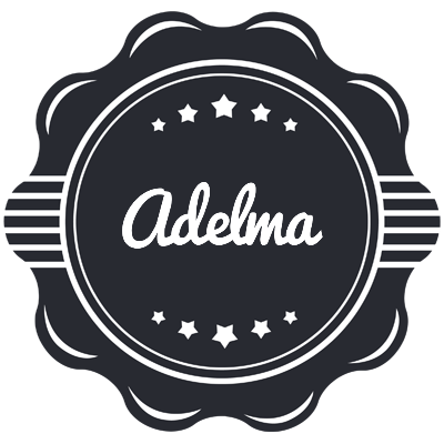 Adelma badge logo