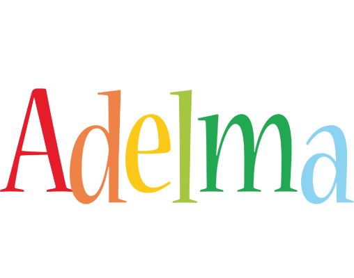 Adelma birthday logo