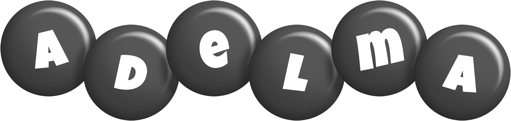Adelma candy-black logo