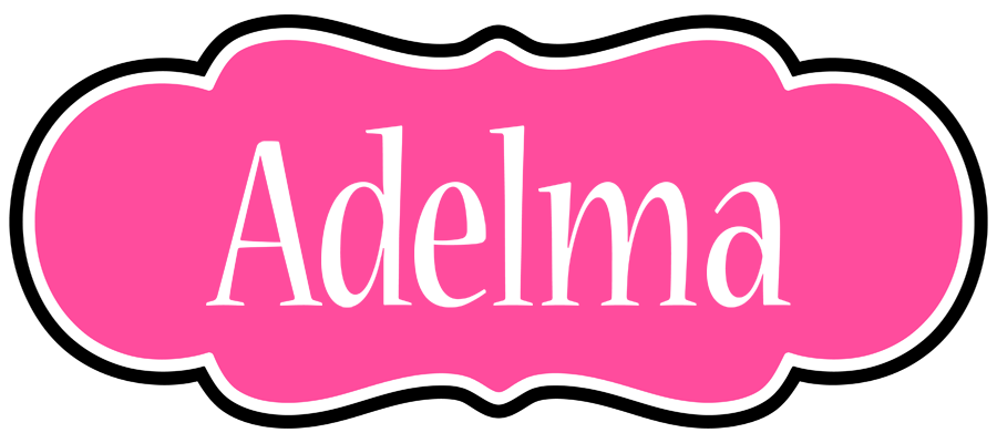 Adelma invitation logo