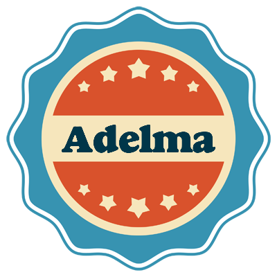 Adelma labels logo