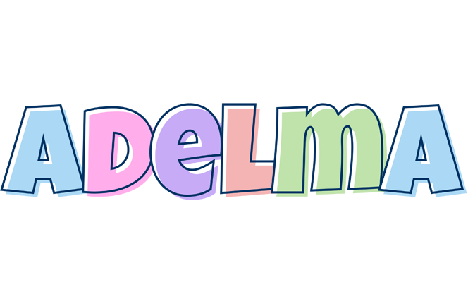 Adelma pastel logo