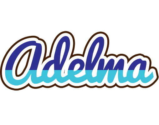 Adelma raining logo