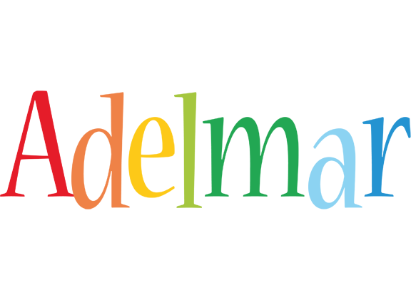 Adelmar birthday logo