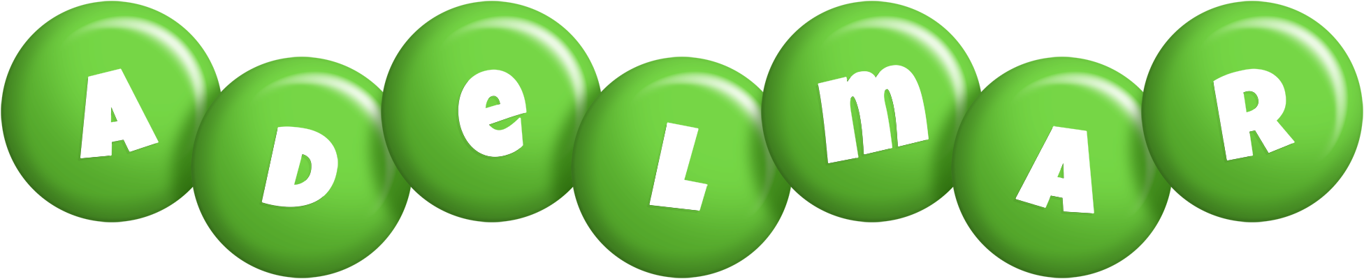Adelmar candy-green logo