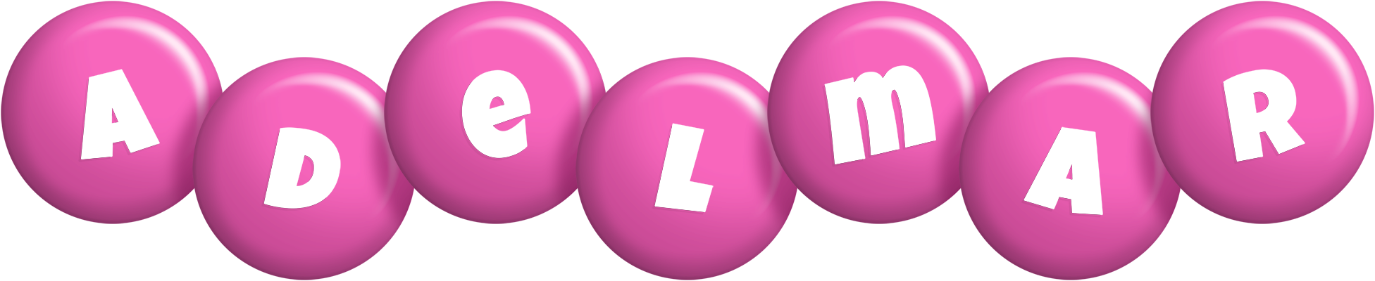 Adelmar candy-pink logo