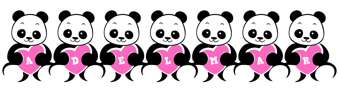 Adelmar love-panda logo