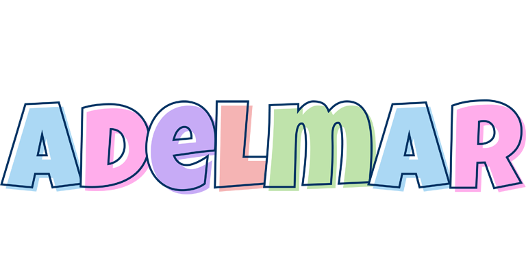 Adelmar pastel logo
