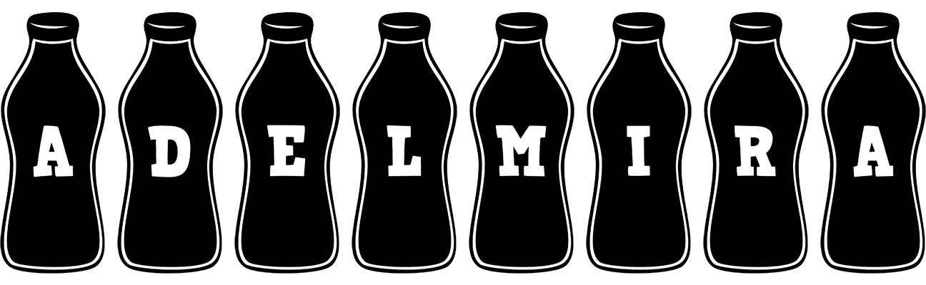 Adelmira bottle logo
